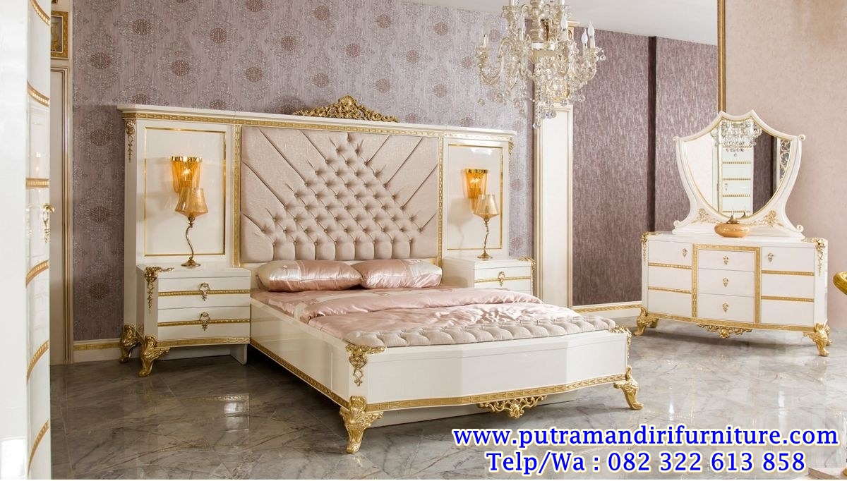 tempat tidur pengantin modern  Desain Model Furniture Jepara Terbaru