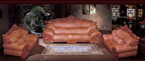 kursi tamu sofa jati finishing natural