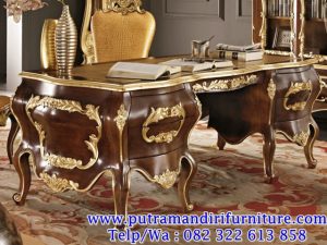 set meja direktur ukiran mewah