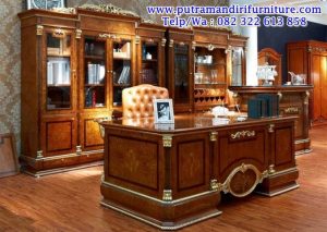 set meja kantor minimalis modern