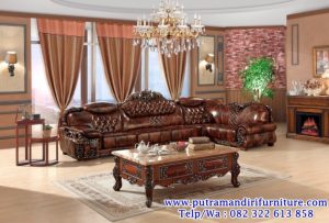 kursi tamu sudut ukir