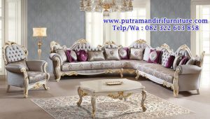 set kursi sofa sudut terbaru