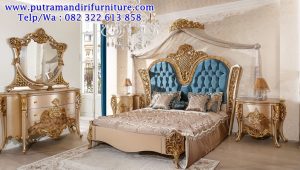 model set tempat tidur mewah