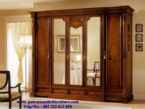 lemari pakaian ukiran jati jepara