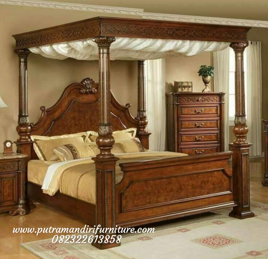 Tempat Tidur Kanopi Minimalis Klasik Tempat Tidur Kanopi Minimalis Klasik