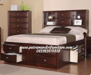 Set Tempat Tidur Anak Minimalis Laci