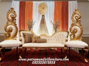 Kursi Pengantin Motif Bunga