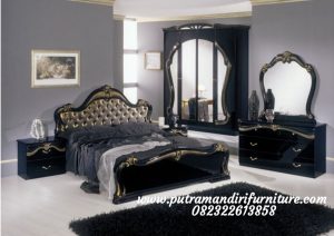 tempat tidur ukir jati jepara