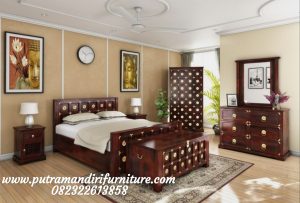 Set Tempat Tidur Ukir Mozaik