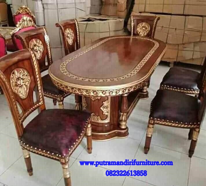 Set Kursi Makan Salina Mawar Set Kursi Makan Salina Mawar