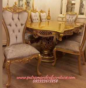 set kursi Makan Ukir Rihan