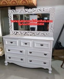 Meja Rias Bufet Ukir Modern