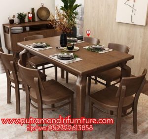 Set Meja Makan Minimalis Kafe