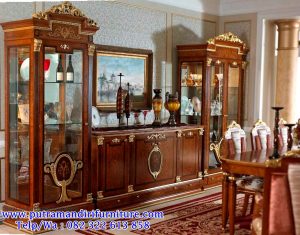 bufet tv jati ukir luxury mewah