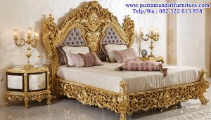 tempat tidur ukiran mewah jepara