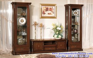 Meja Tv Jati Natural Mewah