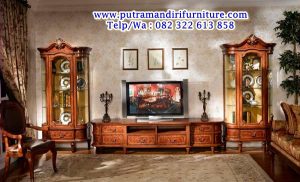 bufet tv model klasik mewah