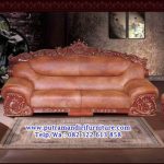 kursi tamu sofa jati finishing natural