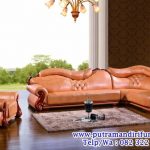set kursi sofa sudut modern