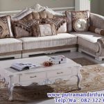 kursi sofa sudut ukiran mewah