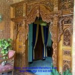 pintu gebyok rumah jawa