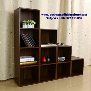 lemari buku minimalis kantor