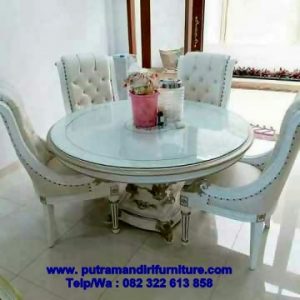 desain set kursi makan minimalis mewah