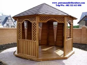 gazebo taman minimalis