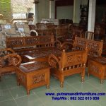 set kursi tamu minimalis ukir jepara