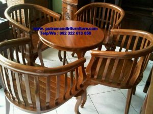 set kursi tamu minimalis betawi jepara