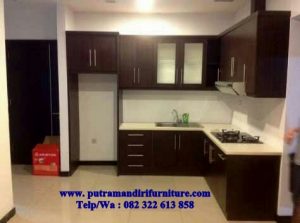 1 set lemari dapur minimalis