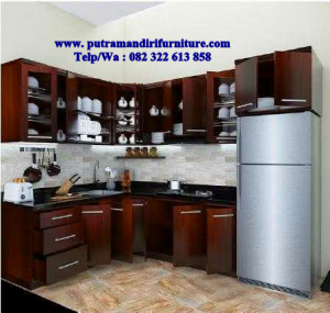 kitchen set kayu minimalis
