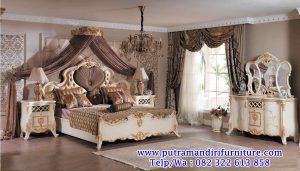 set tempat tidur ukiran mewah jepara