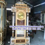 lemari jam hias masjid jepara