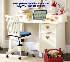 jual set meja belajar mewah jepara