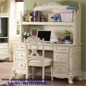 set meja belajar anak ukiran jepara