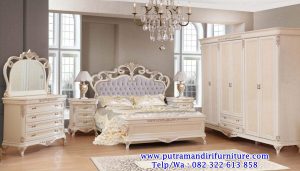 model set tempat tidur mewah