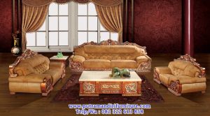 set Kursi Tamu Sofa ukiran Klasik