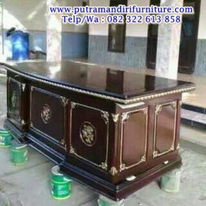 set meja direktur kantor ukiran jepara