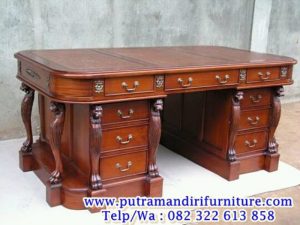 Set Meja Kantor Mewah Ukiran Aventuro