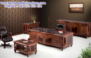 Set Meja Kantor Hakimi Mewah