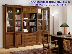lemari hiasan buku