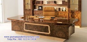 Set Meja Kantor Mewah Luxury Italy