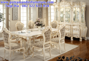 Set meja makan italian modern