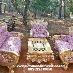 set kursi tamu modern ukir jepara