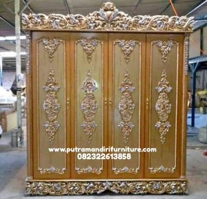 Lemari Pakaian Ukir Mewah Luxury