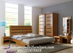 Set Tempat Tidur Minimalis Natural
