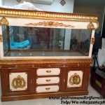 Meja Aquarium Ukir Mewah Jepara
