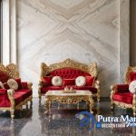 Set Kursi Tamu Pengantin Red Imperial Ukiran Mewah Jepara