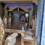 Set Kursi Makan Ukiran Queen Jepara